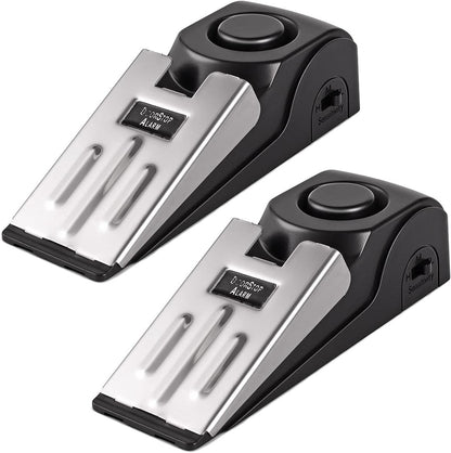 Portable Door Stop Alarm, 125dB Burglar Sensor Alarm, Security Door Block System