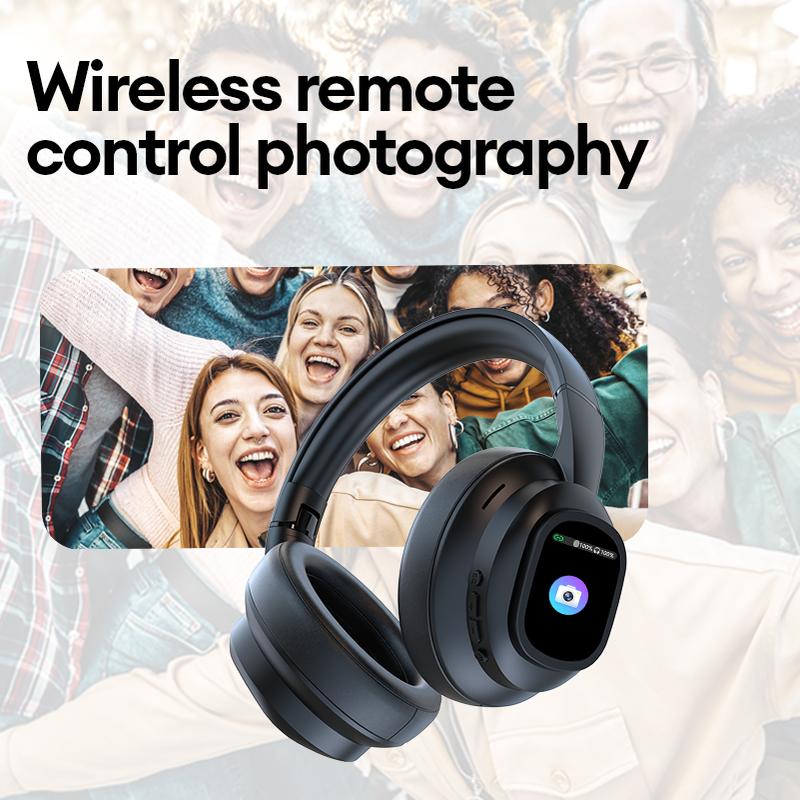 HYUNDAI X1 Pro Wireless Headphones with Translator and LCD Touch Screen